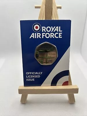 Royal Air Force 1954 Hercules Lockheed 50p Shape Commemorative Coin RAF Official • £4