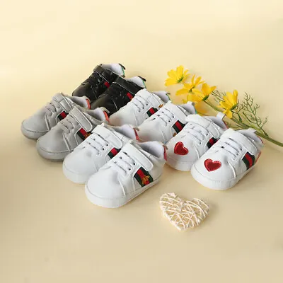 £1.99 • Buy Newborn Baby Boy Girl Pram Shoes Infant Sneakers Toddler PreWalker Trainers 0-18