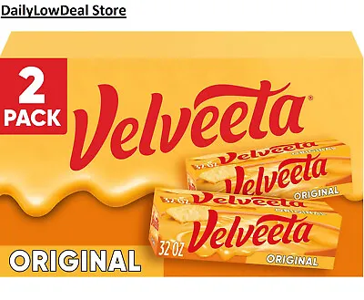 2 PACK - Velveeta Original Pasteurized Cheese Loaf - 32 Oz (Total 64 Oz) • $22.95