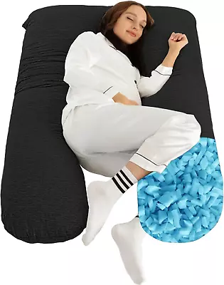 Pregnancy Pillows For Sleeping U Shaped Body Pillow For Pregnant Women Black • $37.95
