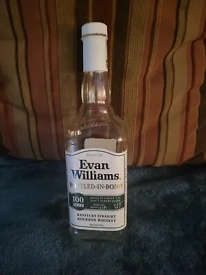 Evan Williams Bourbon Whiskey Bottled In Bond 100 Proof Empty Bottle • $0.99