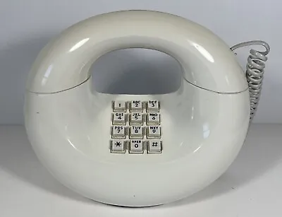 Vintage Western Electric Donut Circle Push Button Telephone See Pics Untested • $40