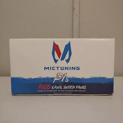 MICTUNING P1S RGB 12 Gang Switch Panel LED Light Bar Relay System Marine 12/24V • $80