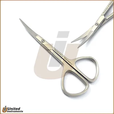 Cuticle Toenail Scissors Small Curved Manicure Beauty Shear Nail Art Scissors  • $6.99