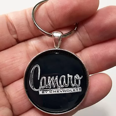 $12.95 • Buy Vintage 70-74 Chevrolet Camaro Chevy Logo Emblem Badge Reproduction Keychain