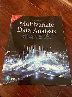 LIKE NEW - Multivariate Data Analysis - 7th Ed. • $28