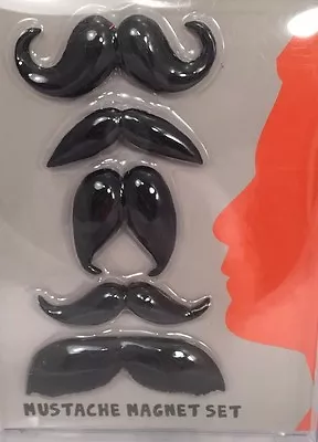 Mustache Magnet Set Of 5 Moustache Fridge Magnets  • $16.16