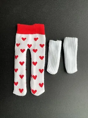 New 12  13” Doll Clothes Baby Alive Melissa & Doug Red Tights & White Socks • $7.25