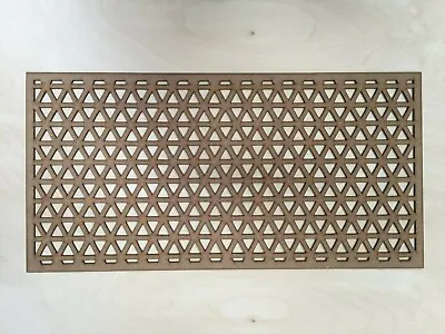 Radiator Cabinet Decorative Screening Radiator Grilles MDF 3mm And 6mm Item V17 • £9.83