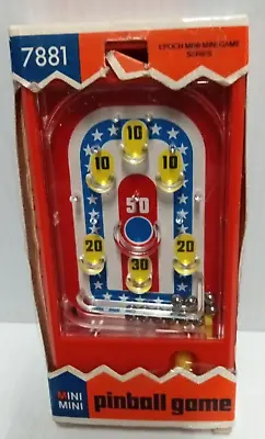 Vintage Epoch Mini Mini Game Series 7881 Pinball Game In Box (FC 204/2 D 1061) • $24.61