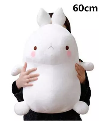 24'' White Molang Rabbit Plush Stuffed Doll 60cm Kids Toy Soft Cushion Xmas Gift • $29.99