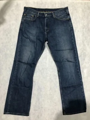Levi's 503 W36 L32 Blue Mens Denim Jeans Zip Straight BOOT Leg • $28.95