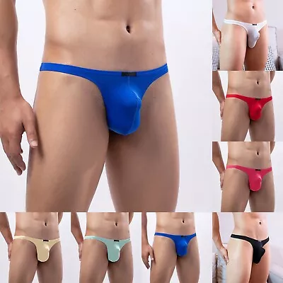 Wool Long Underwear Men Men Fashion Underpants Knickers Ride Up Sexy Briefs • $23.57