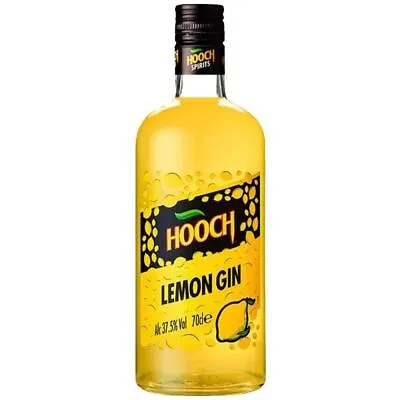 Hooch Lemon Gin 70cl Premium Flavoured Gin Spirits Caffeine Free Gluten Free • £32.99