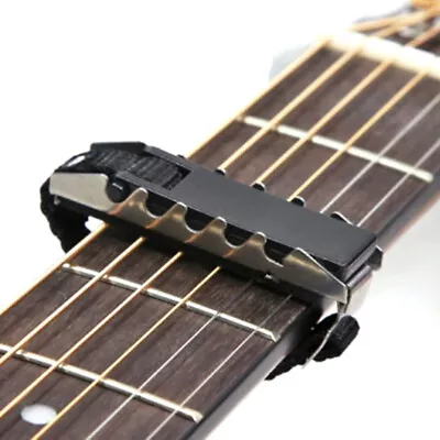 $4.59 • Buy Acoustic Guitars Ukulele Capo Gear Silver Black Guitar Capo Guitar Access.JF