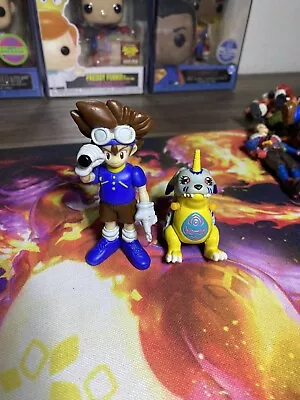 Digimon 3  Action Feature Tai With Gabumon Figure Missing Arms Bandai • $15
