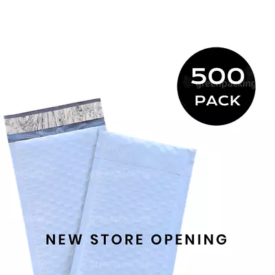 500PCS | Poly Bubble Mailer #000 Padded Envelopes Package Shipping Bags 4 X7  • $32.72