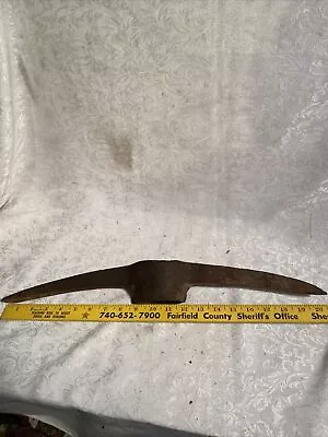 Vintage Pick Axe Head Tool 20” Mining Tool Double Sided Farmhouse Decor Barn • $14.95