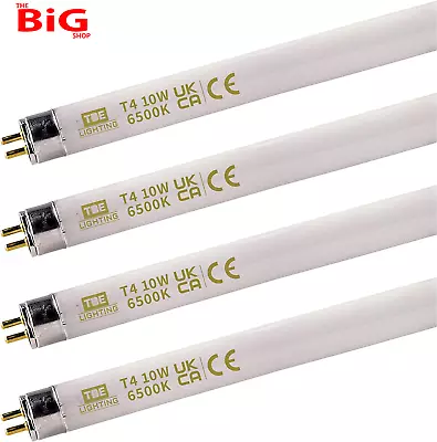 TBE  LIGHTING  T4  10W  Fluorescent  Tube  Lamps  352Mm -  4  Pack  Of  CFL  Bul • £33.99