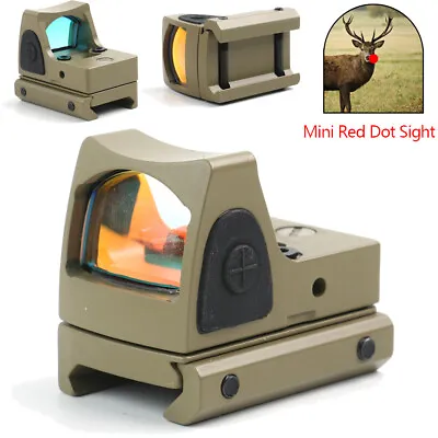 Tactical Mini Red Dot Scope Reflex Optic Scope Sight For Glock Pistol US • $31.99