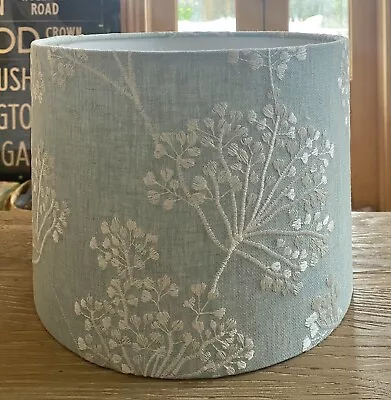 Made To Order Lampshade John Lewis Embroidered Cow Parsley Fabric • £29