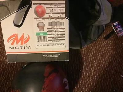 Used Motiv Jackal Legacy Bowling Ball 14lb • $115