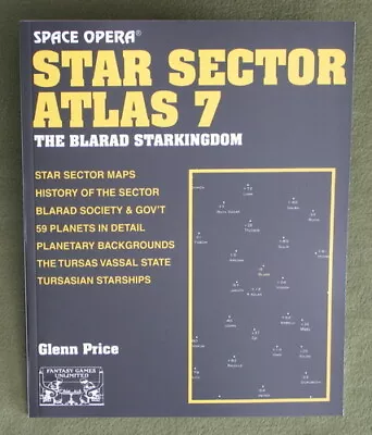 Star Sector Atlas 7: The Blarad Star Kingdom (Space Opera RPG) FGU 7146 • $16