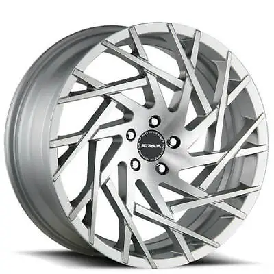 (4) 22  Strada Wheels Nido Silver Brushed Rims(B42) • $1369