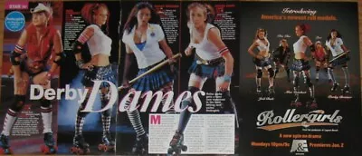 Rollergirls AD Miss Conduct FULL PAGED Magazine CELEBRITY CLIPPINGS Photos • $18.40