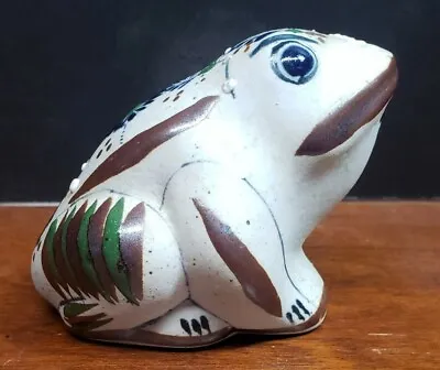 Vintage Tonala Toad Pottery Frog Mexican Folk Art Mexico 3  • $16.20