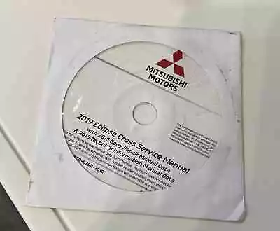 2019 Mitsubishi Eclipse Cross Service Shop Repair Manuals On CD DVD • $49