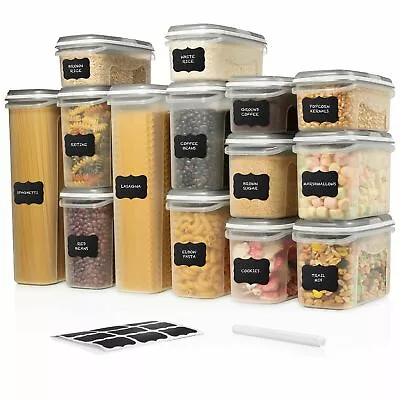 $39.99 • Buy 28PCS Airtight Food Storage Containers And Organizer W/ Lids (14 Container Set)