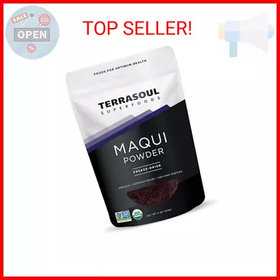 Terrasoul Superfoods Organic Maqui Berry Powder 4 Oz Freeze-Dried Antioxidant • $21.08