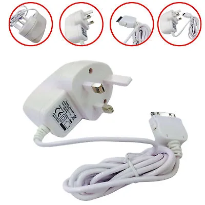 CE UK MAINS CHARGER Plug FOR APPLE IPHONE 3G 3GS 4 4S 4G IPOD IPAD23 UK SELLER • £9.99