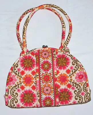 VERA BRADLEY Folkloric Pattern Eloise Style Shoulder Bag Kisslock Closure EXC • $29.99