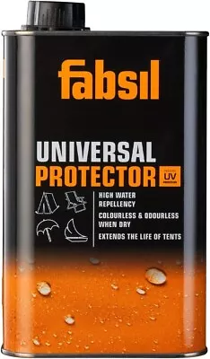 Fabsil Universal Silicone Water Proofer - Black 1 Litre • £19.78