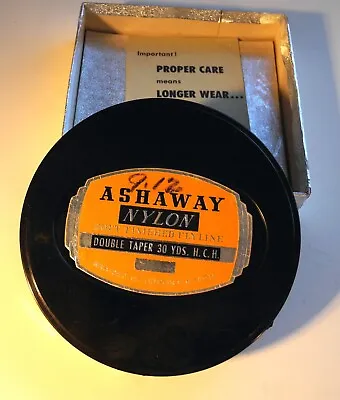 Unique Ashaway Fishing Line Spool With Paddle Dividers In Orginal Box No Line • $9.99