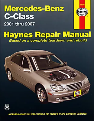 Mercedes-Benz C-Class (2001-2007) Haynes Repair Manual (USA) (Paperback) • $34.95