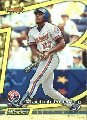 2001 Topps Fusion Montreal Expos Baseball Card #246 Vladimir Guerrero BB • $1.49
