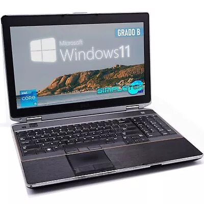 Dell Latitude E6520 I5 156   WIN11 8GB 240GB Laptop Firewire E-Sata HDMI • $699.75