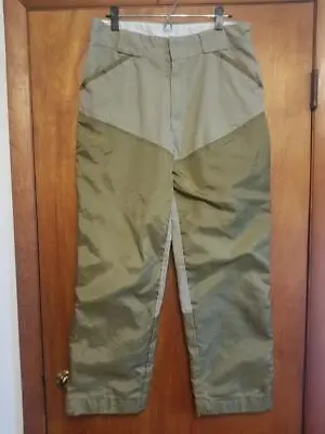 Hunting Pants Bushmaster Canvas Brush Guard Legs 35 X 30 Khaki Tan • $9.99