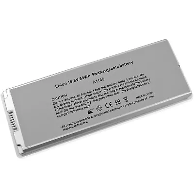 Battery A1185 Capacity 10.8V/55WH For Apple MacBook 13 A1181 (2008) - White • $61.91