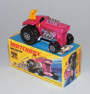 £70 • Buy MATCHBOX SUPERFAST #25b MOD TRACTOR **RARE BARE METAL BASE** MINT BOXED