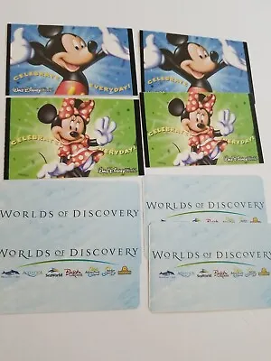 4 Walt Disney World Park Ticket Stubs Passport Ticket & Coupon Stubs SeaWorld  • $8.79