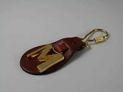 Vintage Monogrammed M Keychain Key Chain Fob Ring • $10