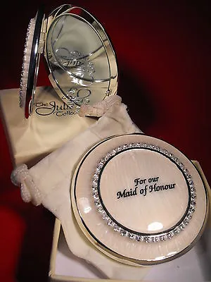 Maid Of Honour Gift Wedding Gift Compact Mirror Maid Of Honour Thank You Gift • £11.95