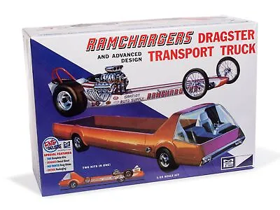 MPC Ramchargers Dragster & Transporter Truck 1:25 Scale Model Kit • $56.72