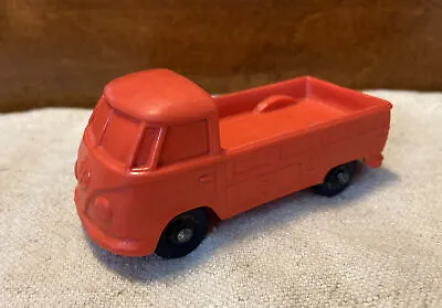 Vintage 4” Tomte-Laerdal VW Pickup Volkswagen Bus Rubber Toy Car - Norway • $24.95