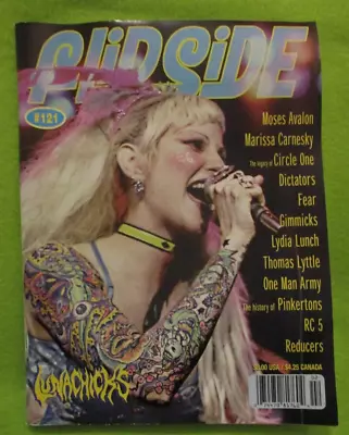 Punk Indie FLIPSIDE Magazine #121 1999 LUNACHICKS DICTATORS LYDIA LUNCH FEAR • $12