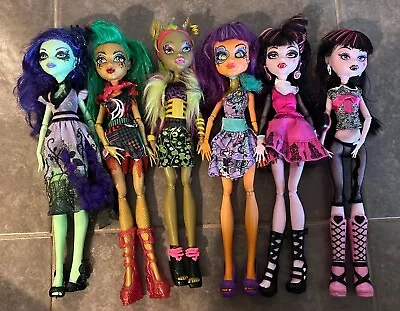 Mattel Monster High Doll Lot 1st Wave Draculaura Etc ! 6 Dolls Included READ • $200